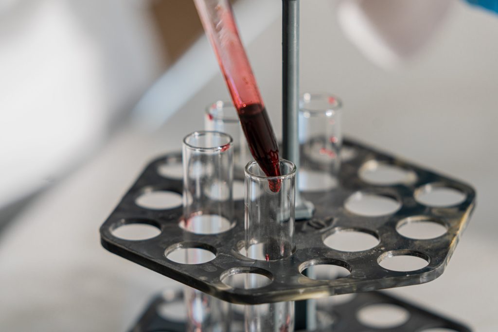 Blood tubes for veterinary blood tests